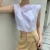 Import CHICEVER Irregular Short Women Shirt  Sleeveless Summer Elegant Blouses  2020 Fashion Clothing from China