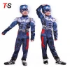 Childrens anime show stage Christmas cosplay Captain America halloween costume