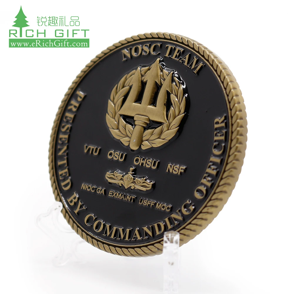 Chile navy seal embossed diy logo double coin blank engrave custom challenge coin make sublimation stamping custom metal coins