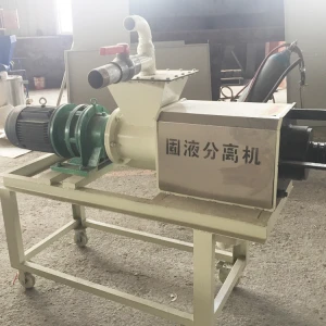 China eco-friendly agriculture machinery equipment cow dung screw press dewatering machine