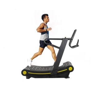China Manufacture Commercial Non-powered Curved Treadmill, Factory Price Health Fitness Walking Jogging Running Machine
