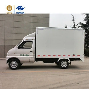 China mini 4*2 electric Van/cargo/box truck for sale