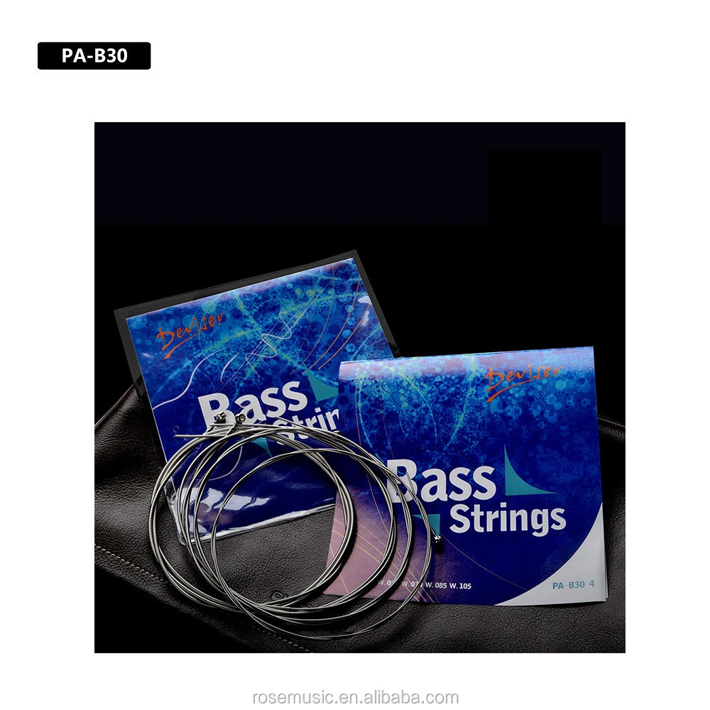China musical instrument wholesale price OEM customize OEM 4 electric bass part  accessories high end  electric bass string set