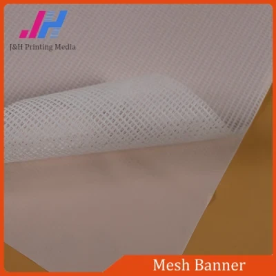 China Sellers White PVC Premium Mesh Flex Banner