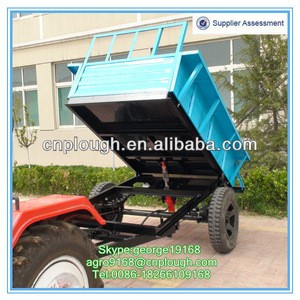 China small agriculture tractor trailer for micro tractor on hot sale