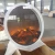 Import China supplier 650*200*650mm round shape mirror led light wall mounted electric fireplace from China