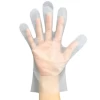 China Whloesale Transparent Blue Black Food Grade Disposable Plastic TPE Gloves