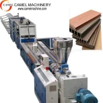 China wood plastic composite decking / wpc decking boards extrusion production line making machine