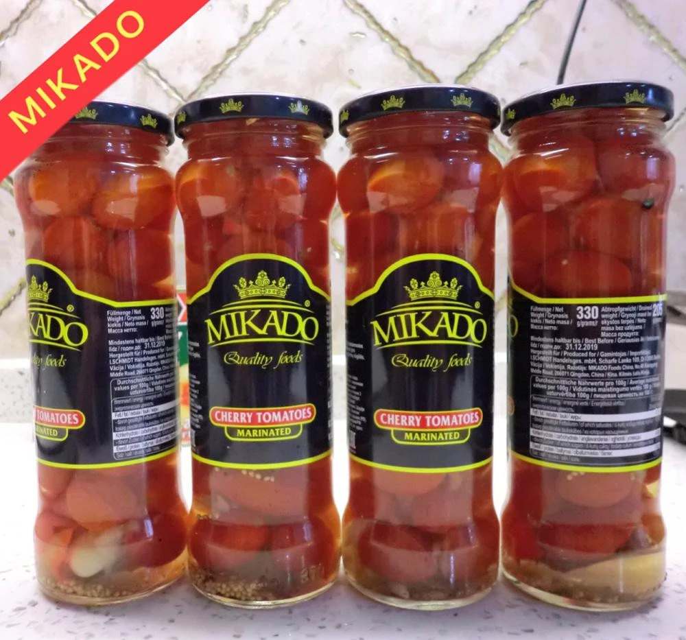 Chinese high quality new crop canned tomato whole marinated peeled
