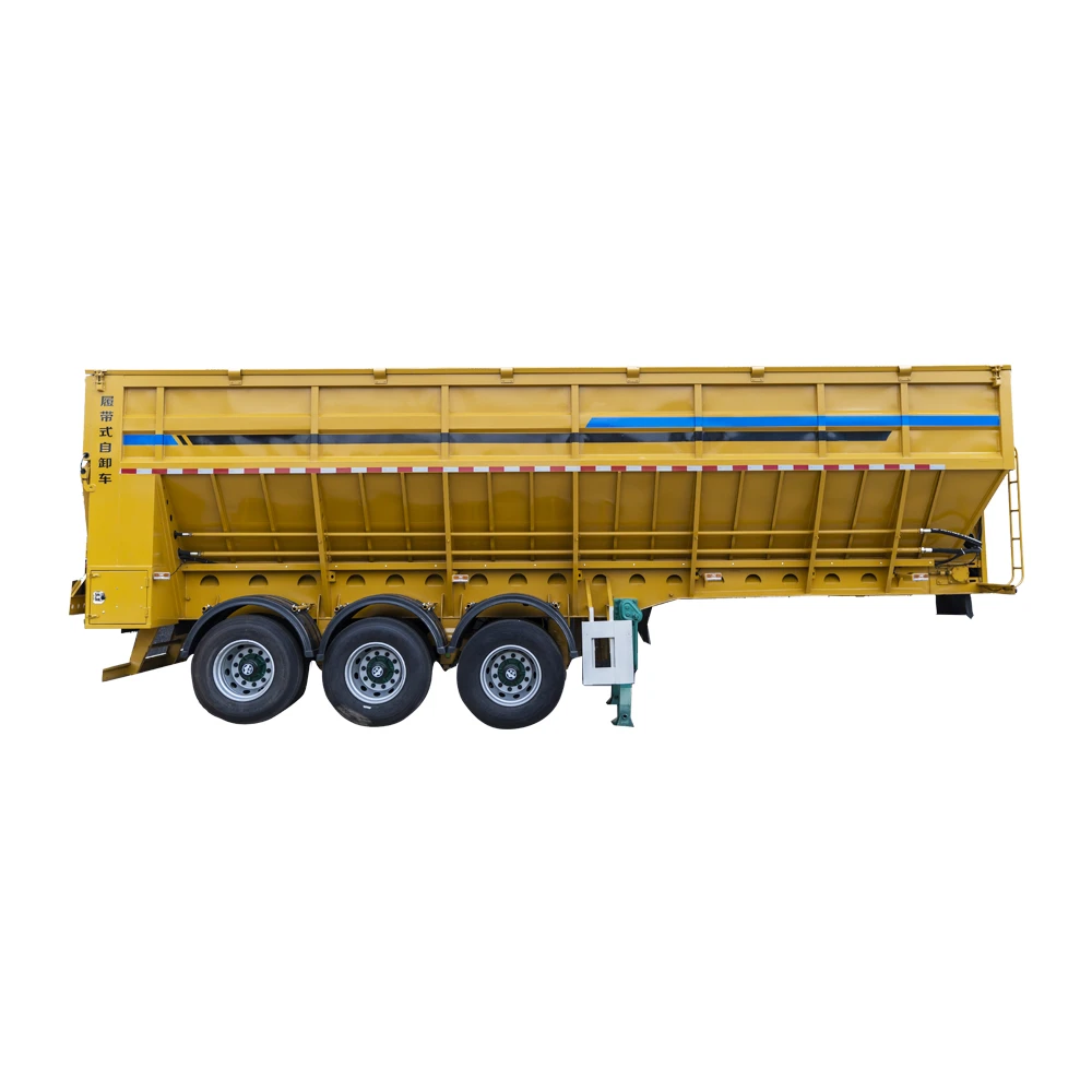 Chinese Manufacturer Factory Price 40ft 45ft Rear or Side Aluminum Tipper Truck Dump Semi Trailer