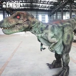 Christmas animated moving dinosaur artificial walking dinosaur