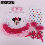 Christmas santa baby clothes girl Xmas baby clothing sets holiday newborn romper sets