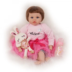 Classic design birthday gift realistic baby dolls vinyl silicone reborn baby doll