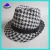 Import Classic Handmade Wholesale Panama Straw Hats Unisex Fedora Trilby Hats Plaid Fedora Hats from China