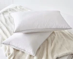 Classic White 100% Cotton Plush Fiber Fill Bed Five-Star Standard Sleeping Wholesale Hotel Goose Feather Pillows
