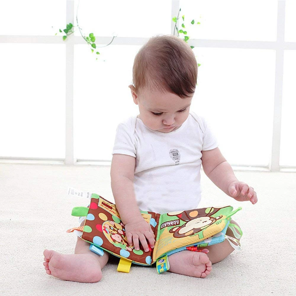 Cloth Book Baby Gift Soft Books for Newborn Babies Baby First Book Nontoxic Resist Tearing Early Educational Toy 1 Year Old