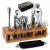 Import Cocktail Shaker Set Bar Tools and Bamboo Stand 23 Pieces Bartender Kit from China