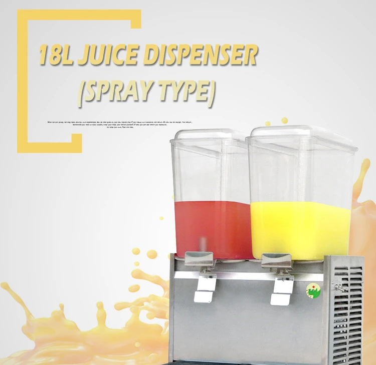 Cold Drinking Commercial Electric Fruit Drink Juice Dispenser