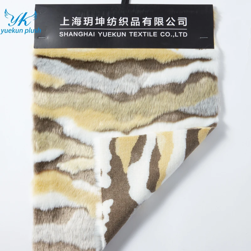 Colorful Fashion Faux Fur Fleece Garment Plush Fabric Luxury Faux Fur Colour Fabric 100 Acrylic Manufacturers Animal Fur