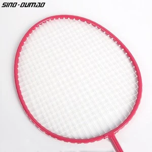Colorful Iron Alloy Custom Printed Badminton Racket For Wholesale