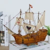 Columbus&#x27; Flag Ship Santa Maria Pinta Nina Wooden sailboat model Historical Tall ship war ship scale model father&#x27;s day gift