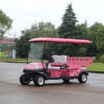 Commercial Environment Friendly 2 Seater 4 Wheel Electric Golf Cart Mini Club Car  Utility Vehicle with Lithium Battery