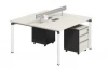 Commercial Furniture General Use and Office Furniture Type 2 Seats Workstation