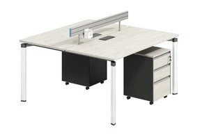 Commercial Furniture General Use and Office Furniture Type 2 Seats Workstation
