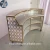 Import Commercial Party Events Multifunctional Movable Gold Stainless Steel Marble Bar Front Counter Bar Table from China