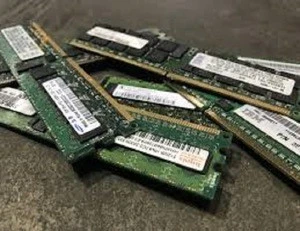 COMPUTER RAM SCRAP , ELECTRONIC COMPUTER RAM