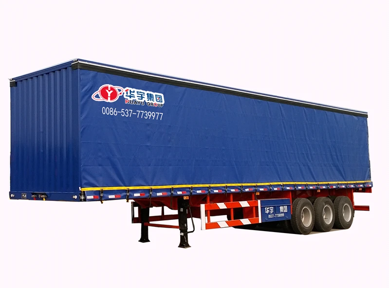 Container transportation cheap container semi truck trailer 3 axle cargo trailer