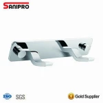 Contemporary bathroom shower clothes robe hooks