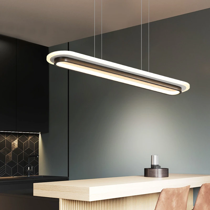 Contemporary Indoor Home Decorative Acrylic Aluminum Modern Pendant Light Led Simplicity Chandelier