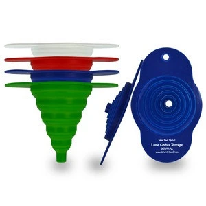 Cook&#39;s Choice Collapsible Funnel - super tough silicone resists heat and perfect for filling small bottles from large containers