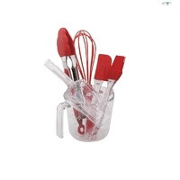 Cooking baking silicone cupcake cups brush spatula cookie cutter bakeware set