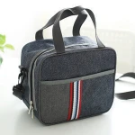 Cooler compartment picnic bag for frozen food and breastmilk