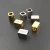 Import Cord End Tip Gold/Silver Alloy Cylinder End Stoppers For Hoodies Trousers from China