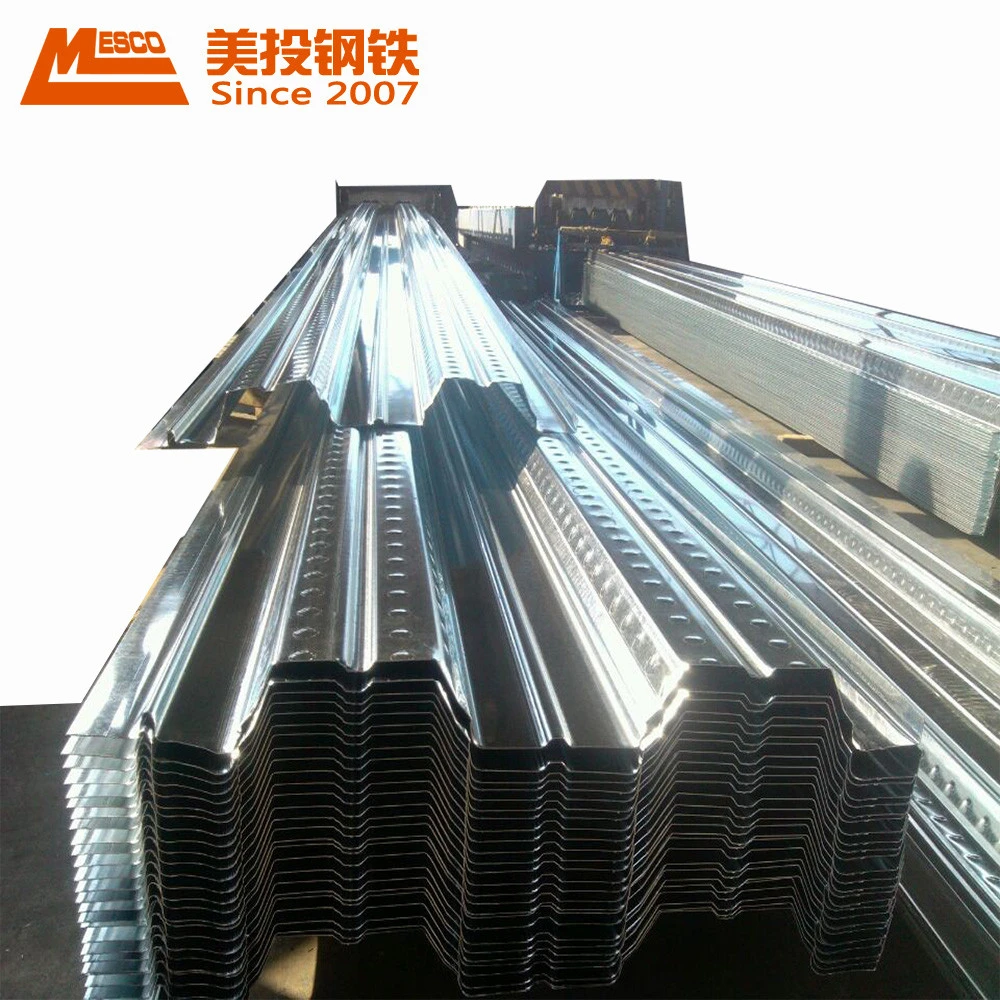 Corrugated metal iron sheet cold forming GI steel plate zinc coated steel sheet  galvanized steel deck decking floor sheet