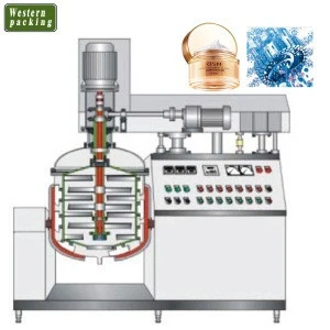 cosmetic pharmaceutical cream mixing machine vacuum emulsifying mixer
