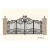 Import Courtyard Entry Gates At Artistic Iron Works Forged Iron Gate Designs from China