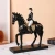 Import Creative female knight decoration Nordic luxury living room wine cabinet decoration model study desk horse resin crafts from China