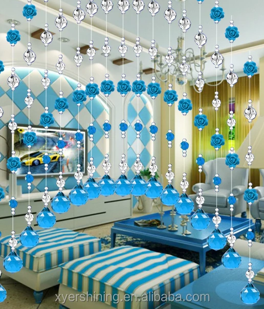 crystal bead curtains for doors for home wedding decoration