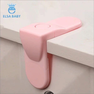 Cupboard lock baby safety drawer lock and cabinet lock latches pink color for children care baby product