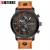 Import CURREN 8192 Men Quartz Watch Sports Waterproof Fashion Military Leather Strap Wristwatches relogio masculino from China