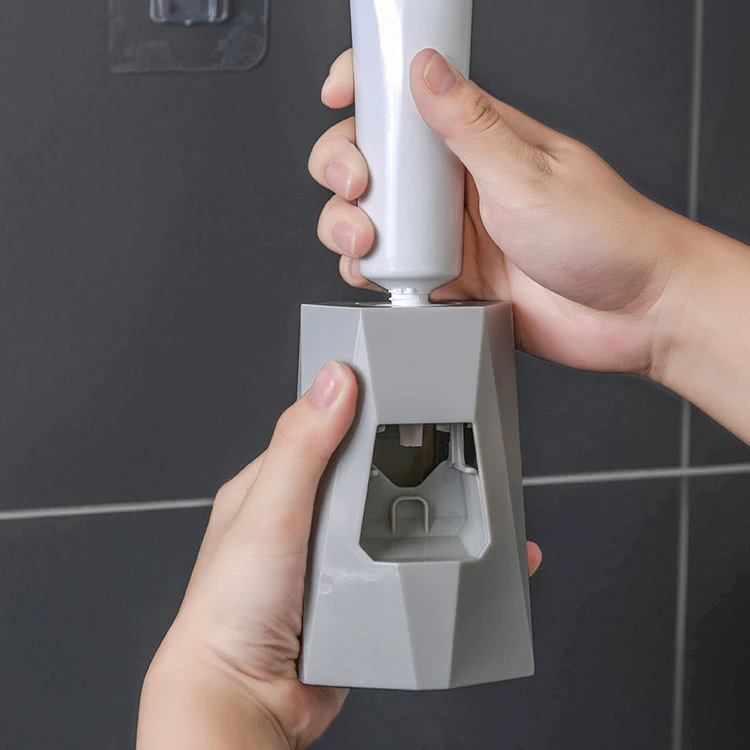Custom Bathroom Accessories Sets Tooth Paste Tube Squeezer Automatic Toothpaste Dispenser