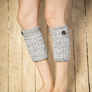 Custom Cheap Knitted Boot Cuffs Leg Warmers Ballet Boot Socks For Women Female in socks