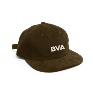 Custom Corduroy Hat Snapback 6 Panel Screen Print Embroidery Available One Size Fits All Brown
