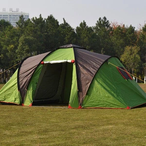 Custom Design Outdoor Large Waterproof Camping Tent for Family 4-6 People