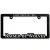 Custom Design Raised Plastic Car License Plate Frames Number Plate Holder Wholesale License Plate Cover