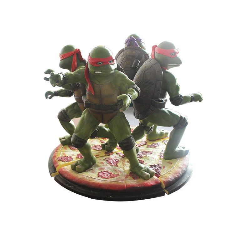 Custom design resin Teenage Mutant Ninja Turtle 3d figurine for home decoration